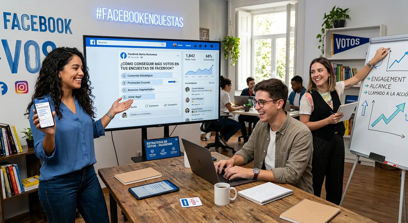 Facebook poll showing the count of Facebook poll votes rising in real time